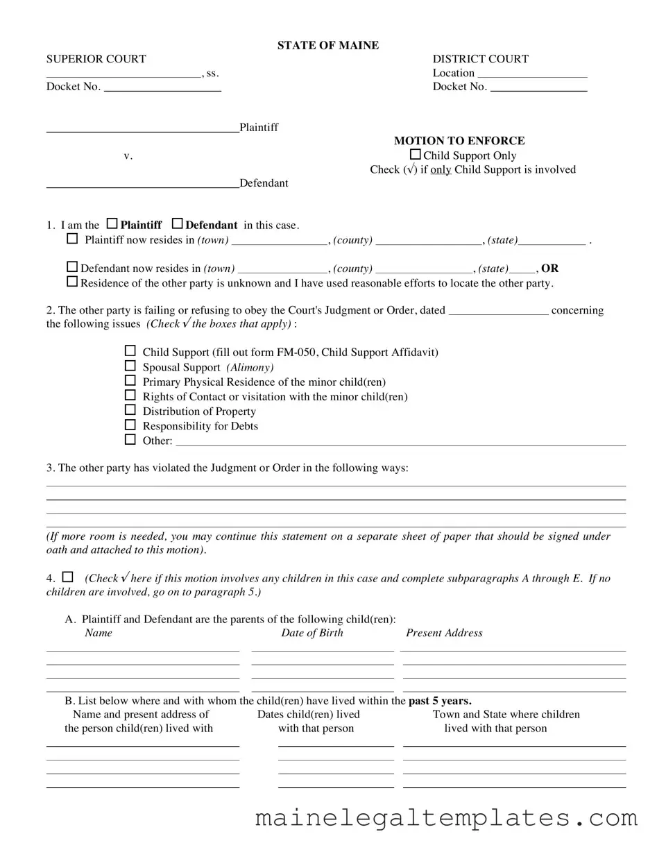 Get Maine Fm 070 Form in PDF
