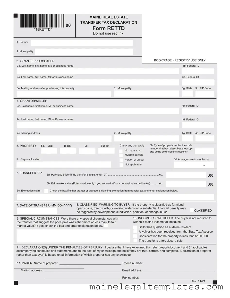 Get Maine Tax Form in PDF