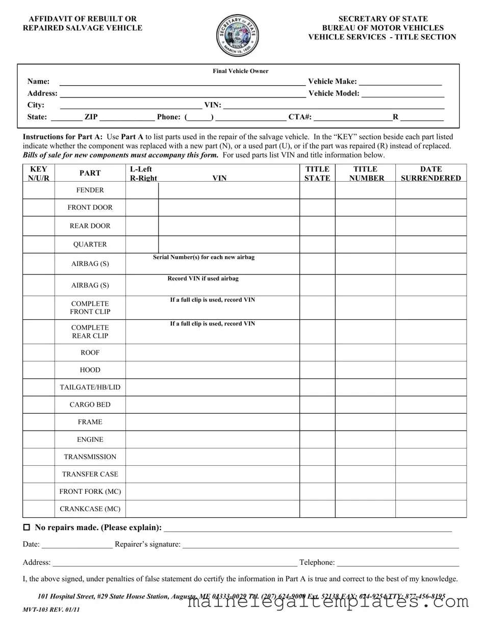 Get Mvt 103 Form in PDF