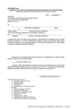 Get Maine Afppgmc Form in PDF
