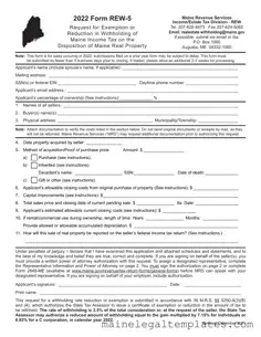 Get Maine Rew 5 Form in PDF