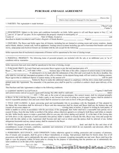 Get Maine Sale Agreement Form in PDF